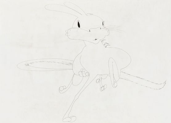 Running Mule by Song Ta contemporary artwork Works on Paper