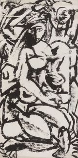 Juvenile by Yuan Yunsheng contemporary artwork drawing works on paper