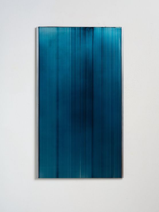 Slider - blue green 3 by Noel Ivanoff contemporary artwork Painting