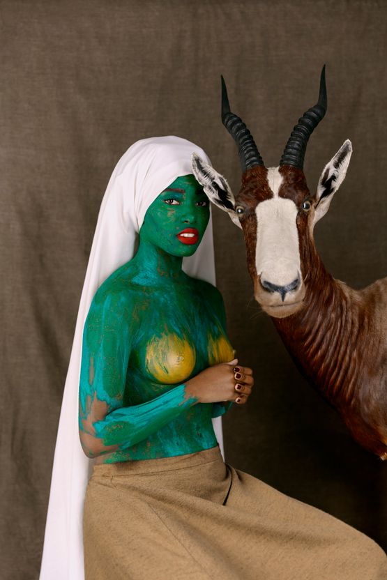 Milk The Bok by Tony Gum contemporary artwork Photography