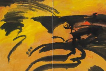 Contemporary art exhibition Tang Haywen The Colours of Ink at DE SARTHE DE SARTHE Hong Kong
