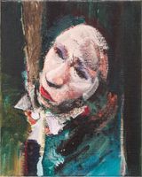 Portrait 8 by Nikos Aslanidis contemporary artwork painting works on paper