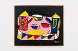 O bule e as canecas e o pao e a manteiga The Teapot and the Mugs and the Bread and the Butter by Anisio O. Couto contemporary artwork painting