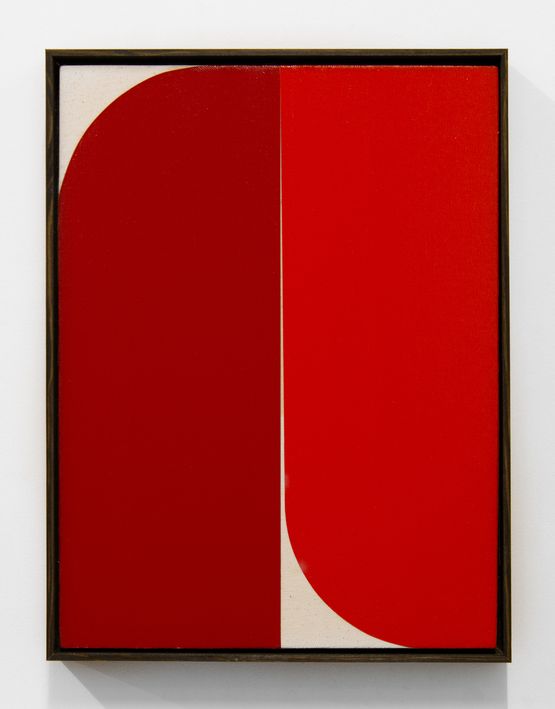 Red 4 by Johnny Abrahams contemporary artwork Painting