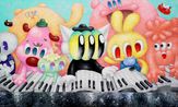 A Showing Day by Parinya Sirisinsuk Benzilla contemporary artwork Painting