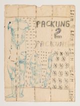 PACKUNG 2 - mannliche Anatomie by Chris Reinecke contemporary artwork drawing works on paper