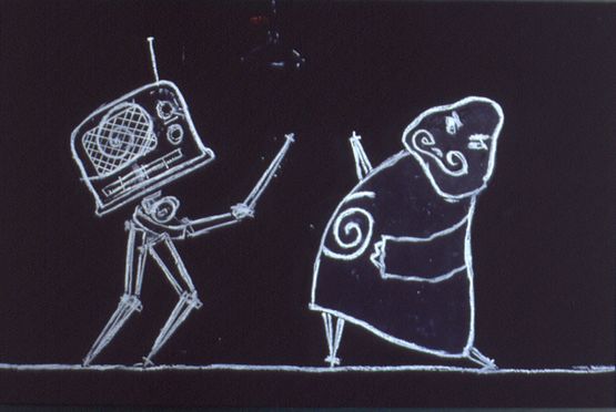 Ubu Tells the Truth by William Kentridge contemporary artwork Moving Image