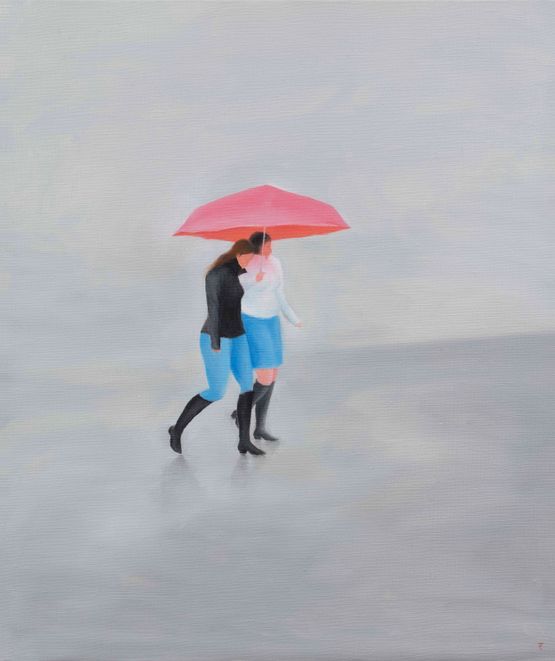 First Snow in Prague by Wu Yi contemporary artwork Painting