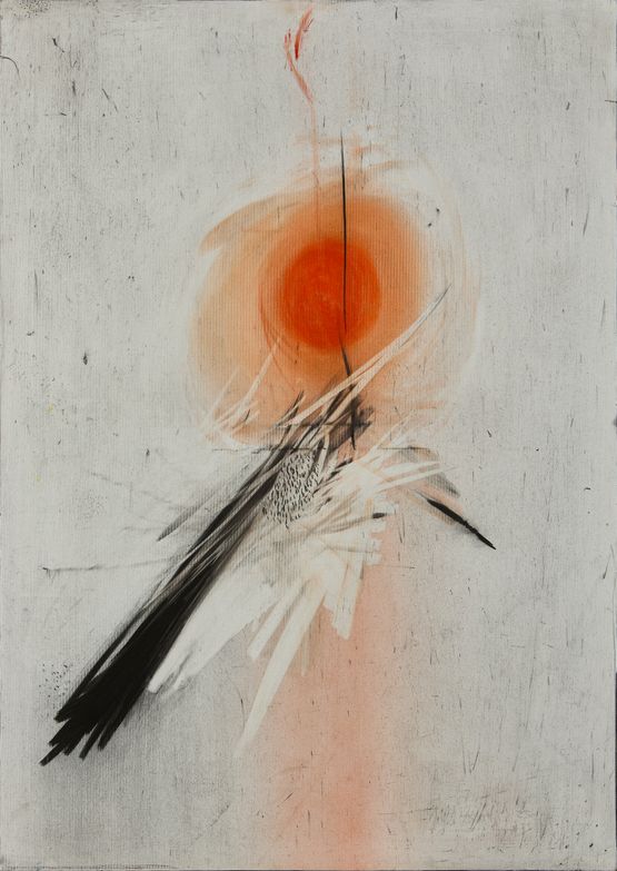 One Ray by Abed Al Kadiri contemporary artwork Painting