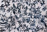 Parkta Iki Kadn iki Dobermanla by Azade Koker contemporary artwork painting