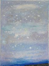 Con le stelle by Natale Addamiano contemporary artwork painting