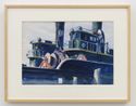 Two Trawlers by Edward Hopper contemporary artwork Painting