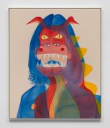 Friend by Jason Fox contemporary artwork drawing painting works on paper