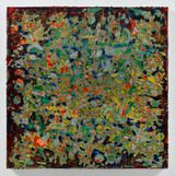 Fine Red Veins in Deep Green by Su Meng-Hung contemporary artwork painting