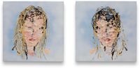 Untitled Kiss by Kaari Upson contemporary artwork Painting