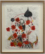 Invisible Ancestors  picamullette by Ernest Duku contemporary artwork drawing painting works on paper