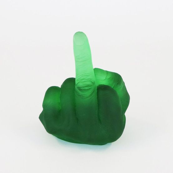 Study of Perspective in Glass Green by Ai Weiwei contemporary artwork Sculpture