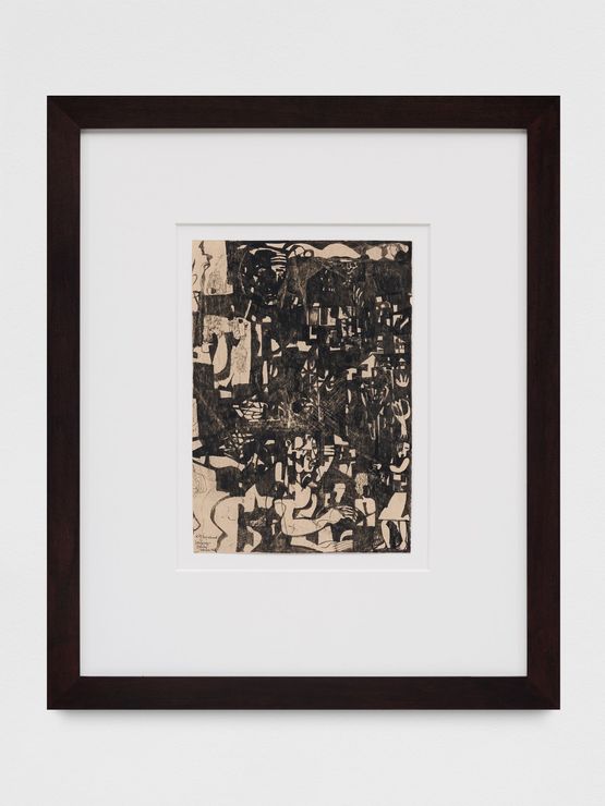 Oras Intunecat Dark City by Octav Grigorescu contemporary artwork Works on Paper