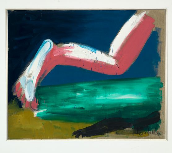 Flucht by Karl Horst Hodicke contemporary artwork Painting