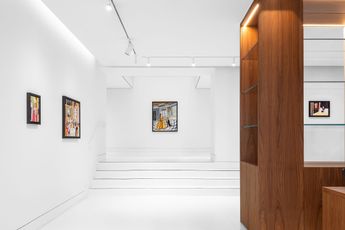 Contemporary art exhibition Genieve Figgis Drama Club at Almine Rech Monaco
