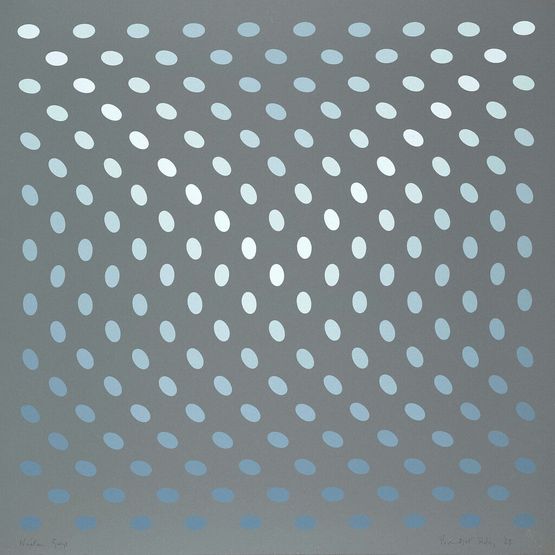 Nineteen Greys A by Bridget Riley contemporary artwork Works on Paper
