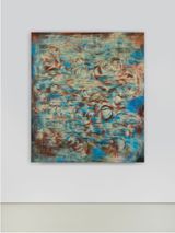 Lyugama Surusen Answers in a world of blue by Katarina Caserman contemporary artwork painting