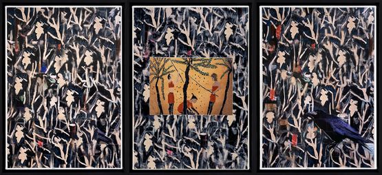 Zeytin Hasat by Azade Koker contemporary artwork Painting
