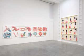 Contemporary art exhibition Jorinde Voigt Both Sides Now at Lisson Gallery 27 Bell Street London United Kingdom