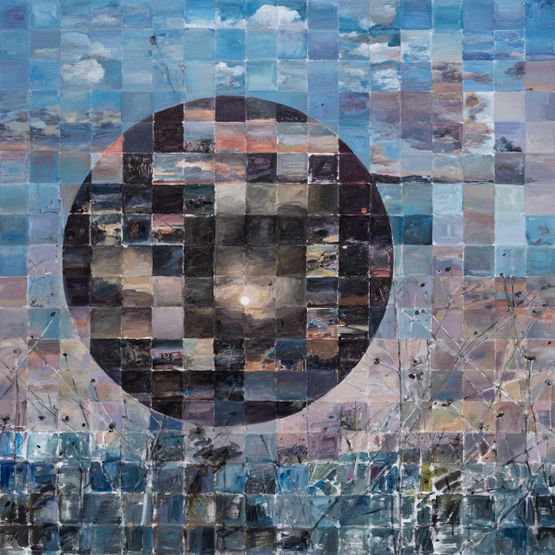 Home 2 by Bettina Khoury Badr contemporary artwork Painting