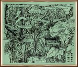 There Were No Books by William Kentridge contemporary artwork painting works on paper drawing