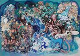 The Living Beings by Tamaris Borrelly contemporary artwork painting
