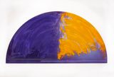 NONE shadows begin to lengthen by Gretchen Albrecht contemporary artwork painting works on paper