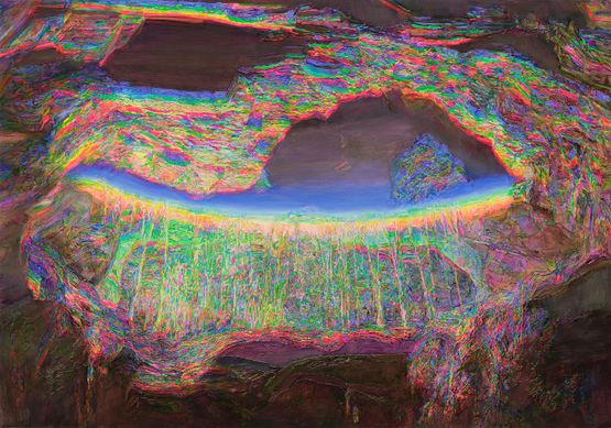 refractionreflection by Soo Jung Choi contemporary artwork Painting