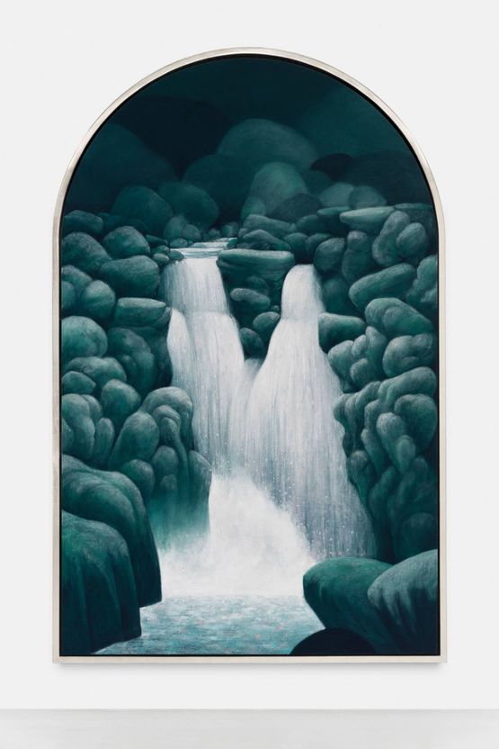 Waterfalls by Nicolas Party contemporary artwork Drawing