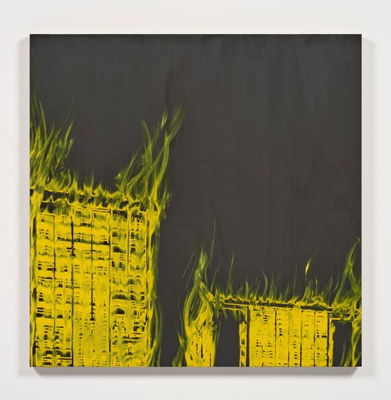 Public Housing Meltdown by Gary Simmons contemporary artwork Painting
