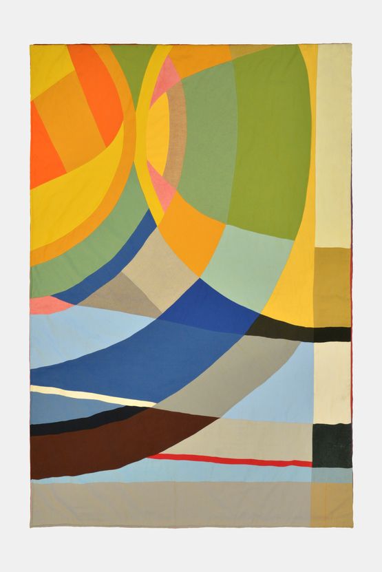 ZusammenAllein III by Ulla Von Brandenburg contemporary artwork Textile