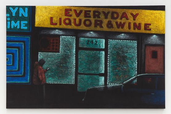 Everyday Liquors by Jane Dickson contemporary artwork Painting