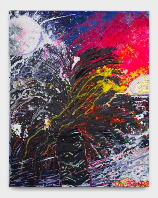 Study for Moonrise - Sunset by Thomas Houseago contemporary artwork Painting