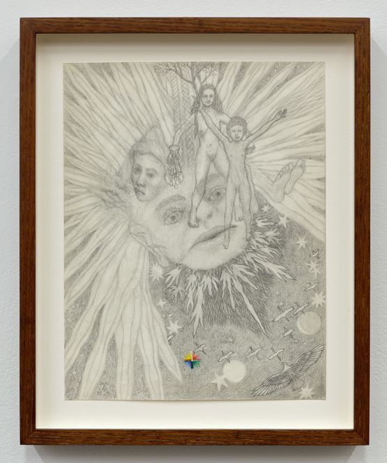 Our Cosmic Mind by Alan Saret contemporary artwork Drawing