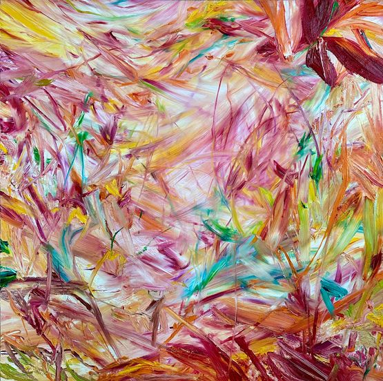 Sun in Lyra No. 1 by Sylvia Ong contemporary artwork Painting