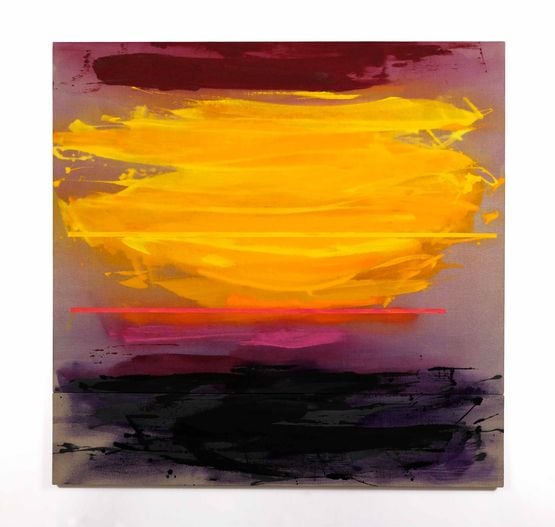 Night Falling by Gretchen Albrecht contemporary artwork Painting