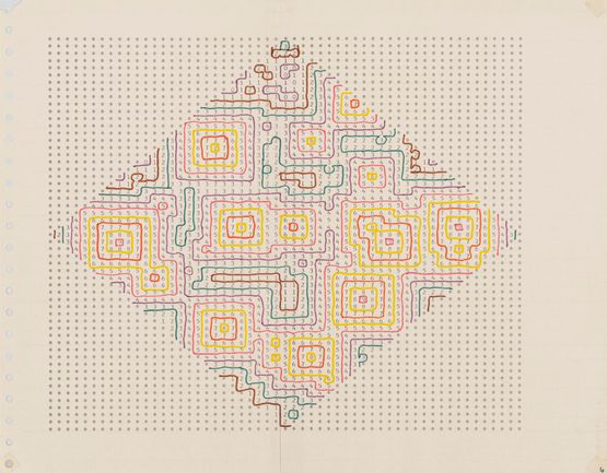 Untitled i23-3451 by Harold Cohen contemporary artwork Drawing