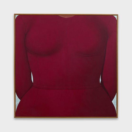 Purple Bust by Domenico Gnoli contemporary artwork Painting