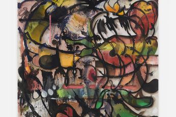 Contemporary art exhibition Jan-Ole Schiemann Les fleurs du mal a la tete at Almine Rech Brussels Belgium