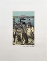 Venice - Exhibition poster by Peter Blake contemporary artwork print
