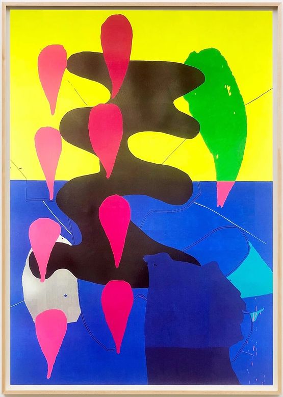 Seismic Blasting Oil and Gas by Cameron Platter contemporary artwork Painting