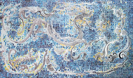 The Han Galaxy 2 by Lin Guocheng contemporary artwork Painting