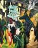 Lost in the Woods by Rodel Tapaya contemporary artwork Painting