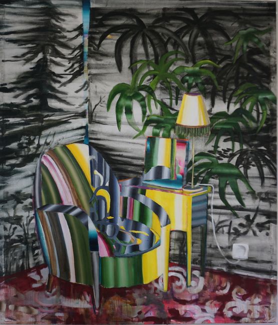 Inventing Home by Andrea C. Hoffer contemporary artwork Painting