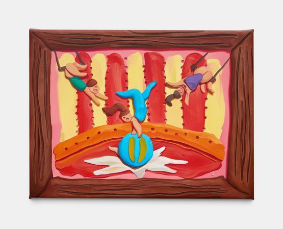 Acrobat by Natalia Ocerin contemporary artwork Painting
